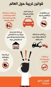 أغرب القوانين في العالم